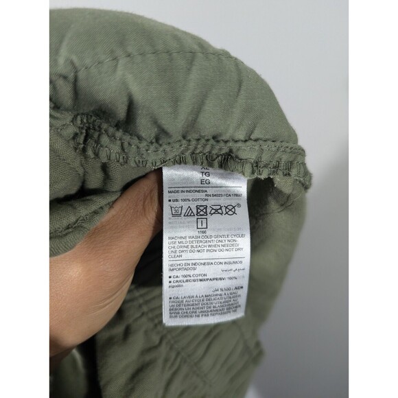 Old Navy Shorts Women Sz XL Olive Green Elastic Waist Pull on Casual Bottoms - Picture 7 of 8